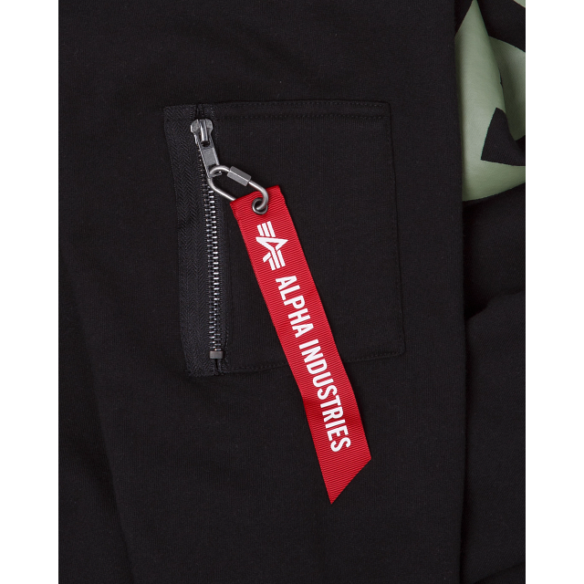 Alpha Industries X New Era Black Hoodie - Image 4