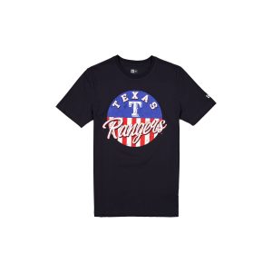Texas Rangers Independence Day 2025 Navy T-Shirt