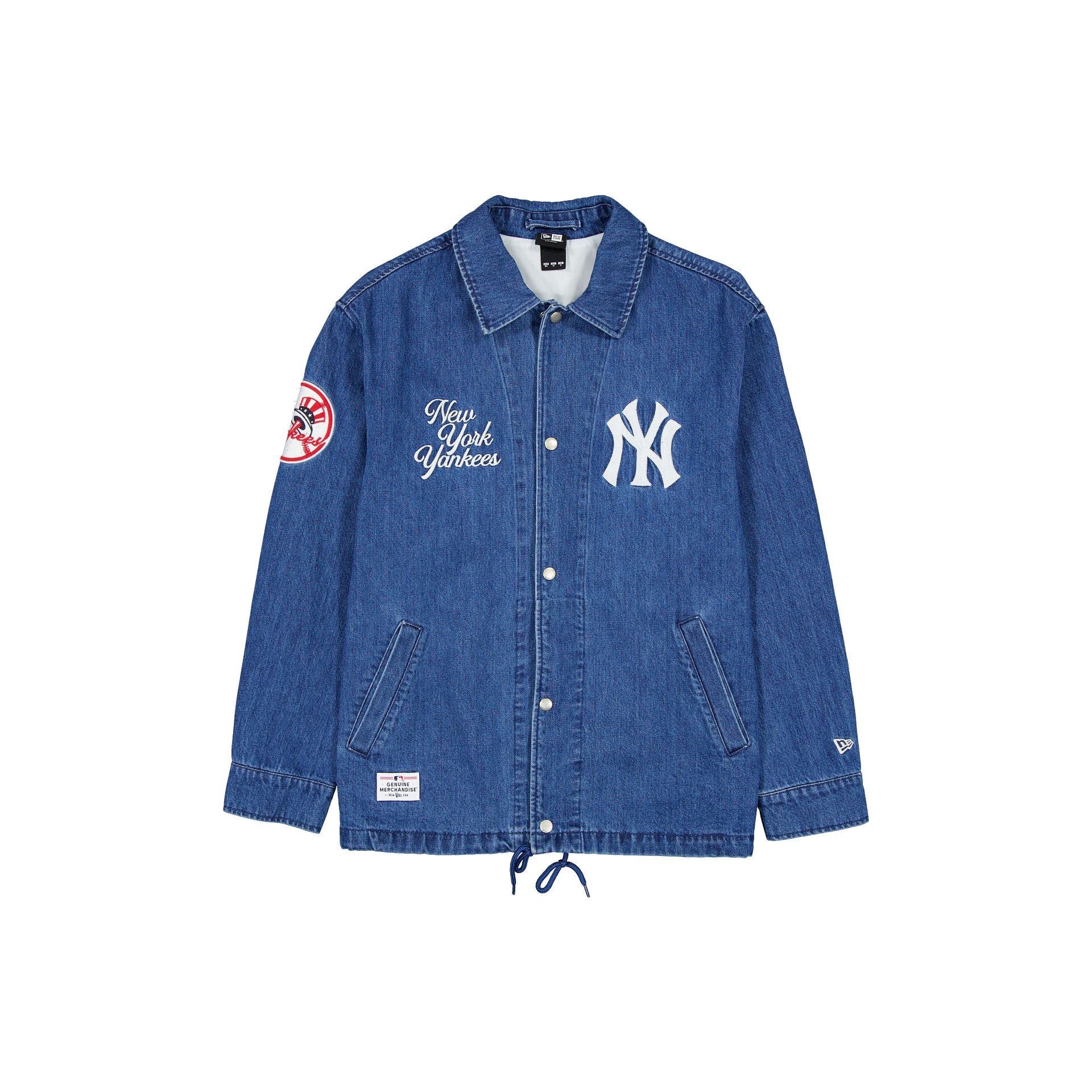 New York Yankees Denim Coach's Jacket - Image 2