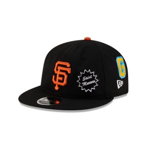 ©SAINT Mxxxxxx x San Francisco Giants Retro Crown 9FIFTY Snapback Hat