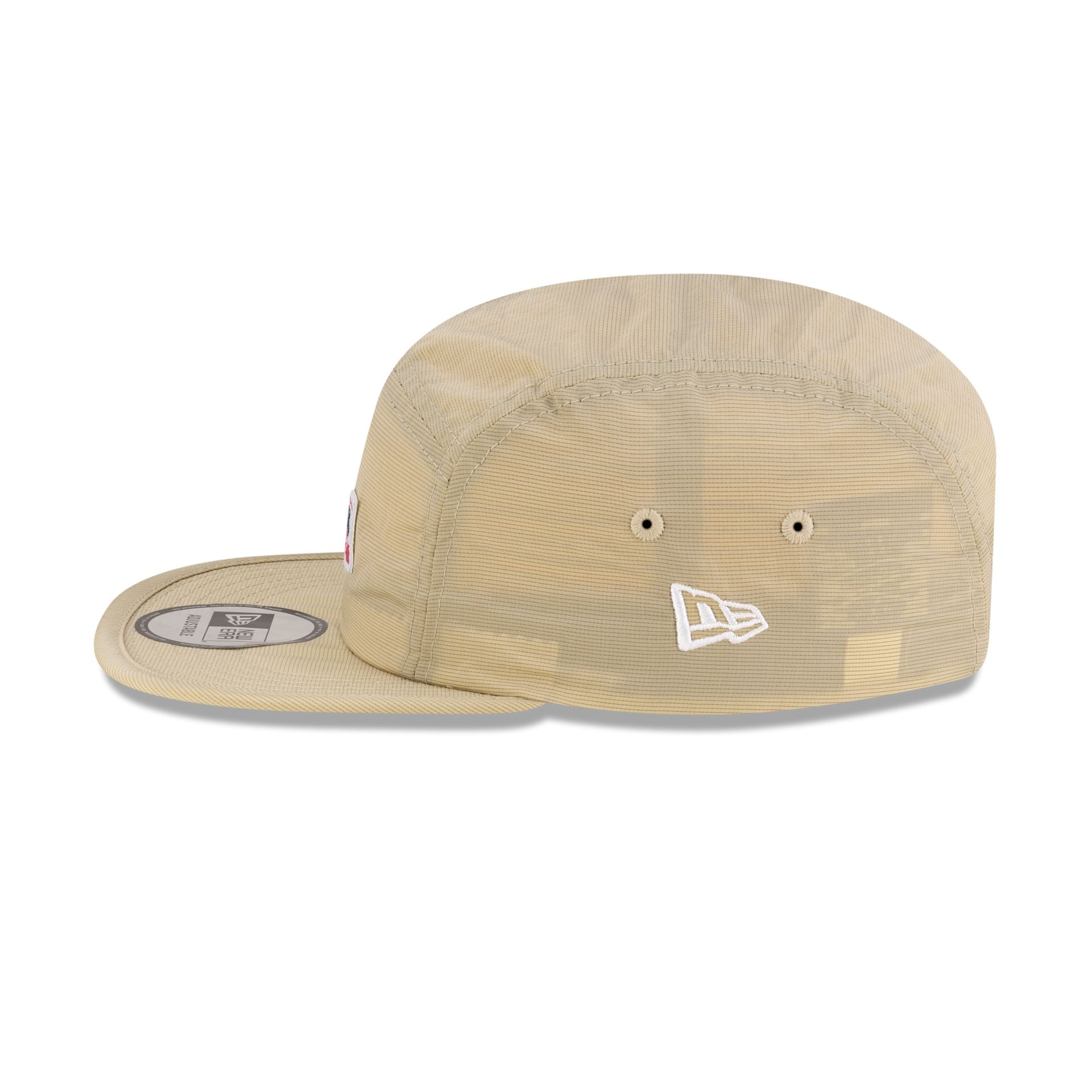 New Era Cap Beige Nylon Camper Strapback Hat - Image 4