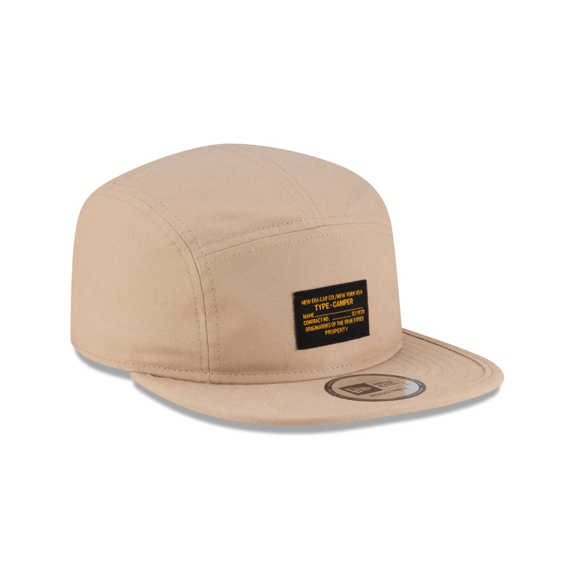 New Era Cap Beige Label Camper Strapback Hat - Image 3