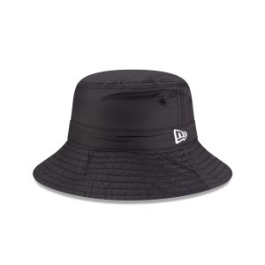 New Era Cap Packable Ripstop Black Bucket Hat