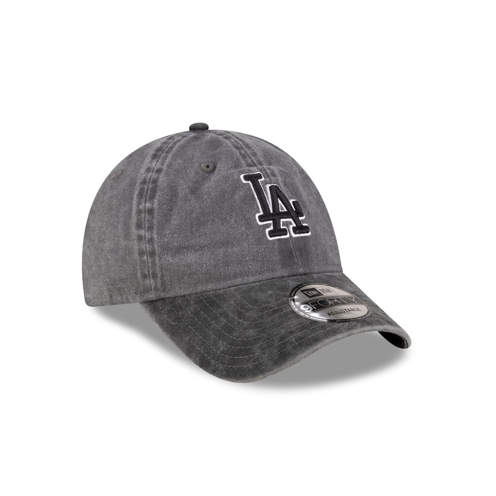 Los Angeles Dodgers Lived In Gray 9FORTY Adjustable Hat - Image 3