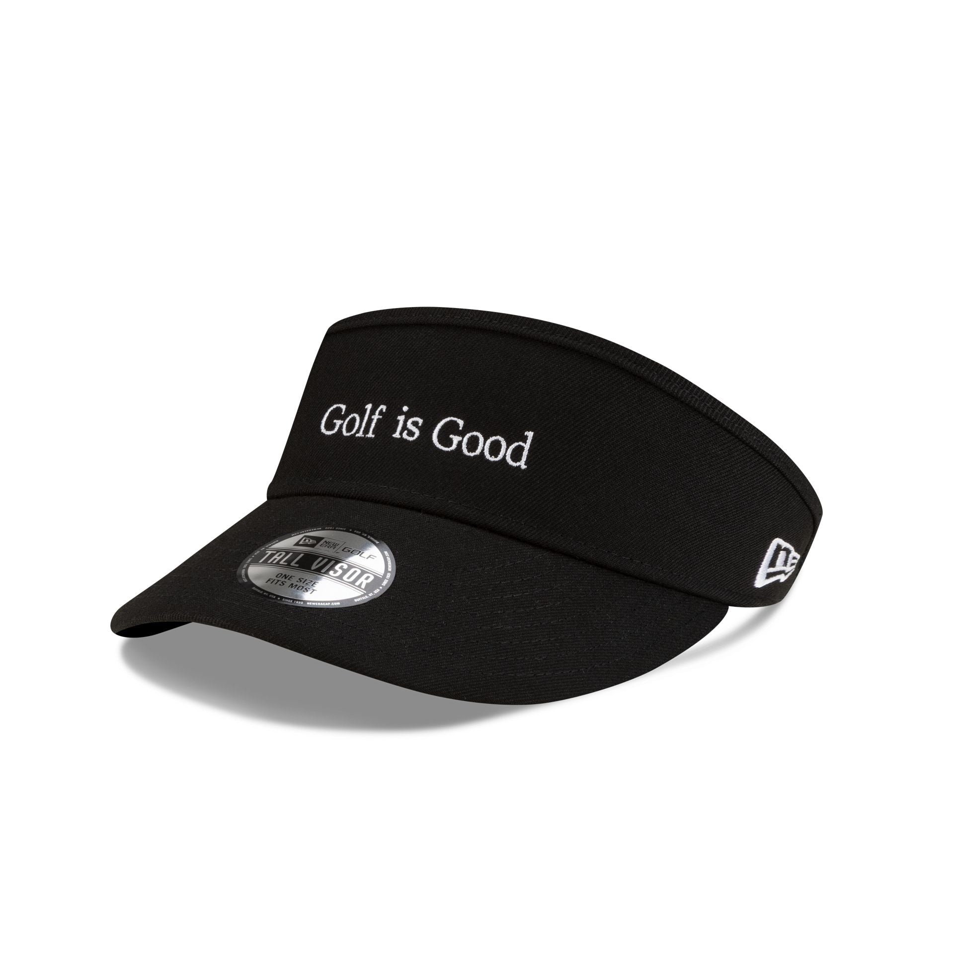 New Era Cap Golf is Good Black Visor Hat