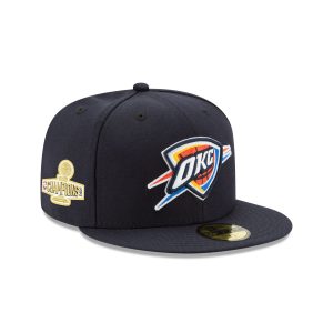 Oklahoma City Thunder 2025 NBA Champions Sidepatch 59FIFTY Fitted Hat