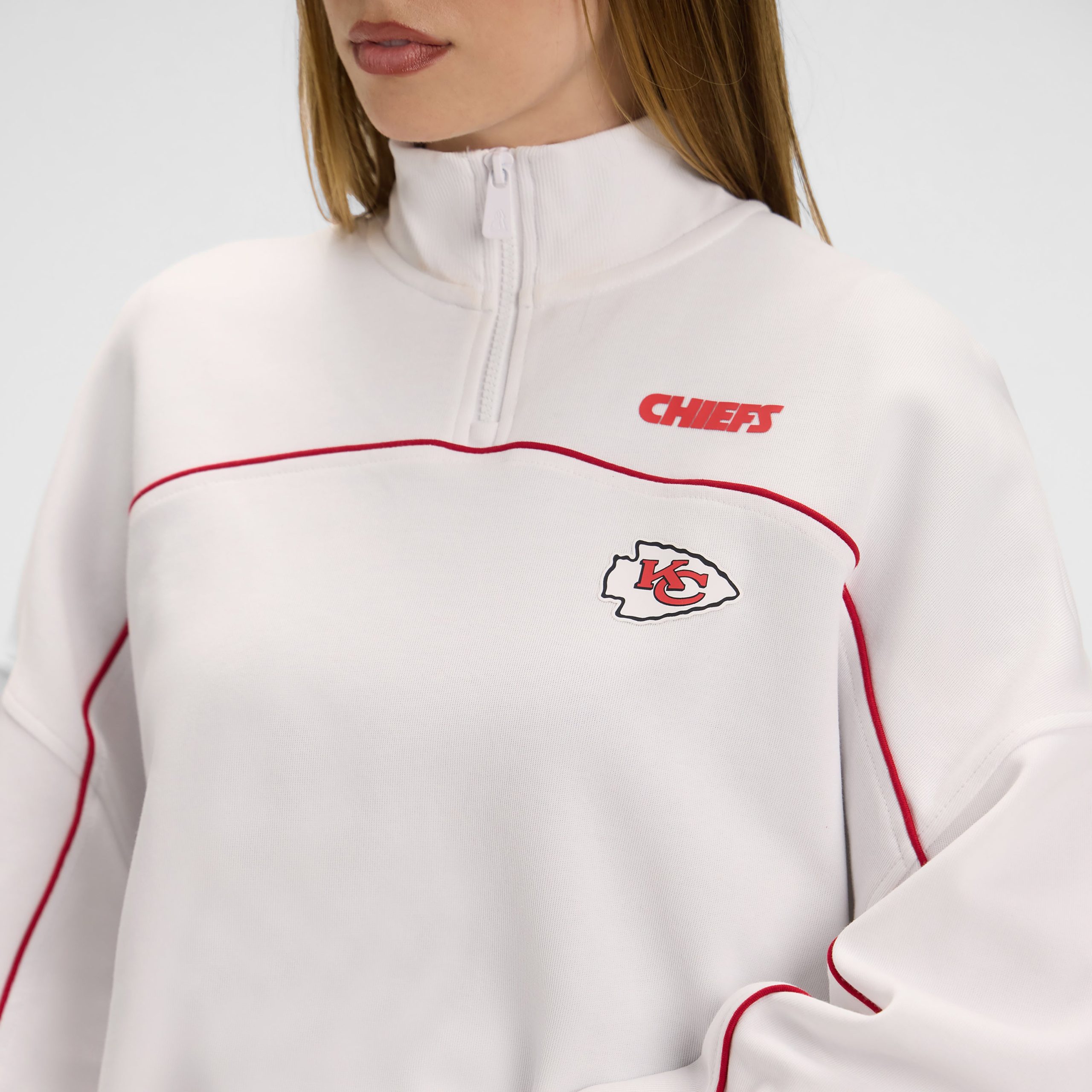 Las Vegas Raiders 2025 Functional Fandom Women's Quarter Zip - Image 2