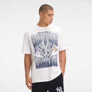 New York Yankees Sport Classics Washed Optic White T-Shirt