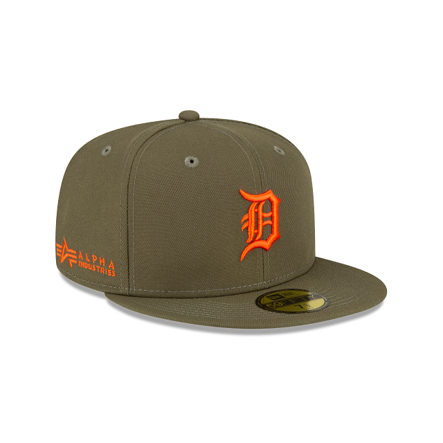 Alpha Industries X Detroit Tigers Green 59FIFTY Fitted Hat - Image 3