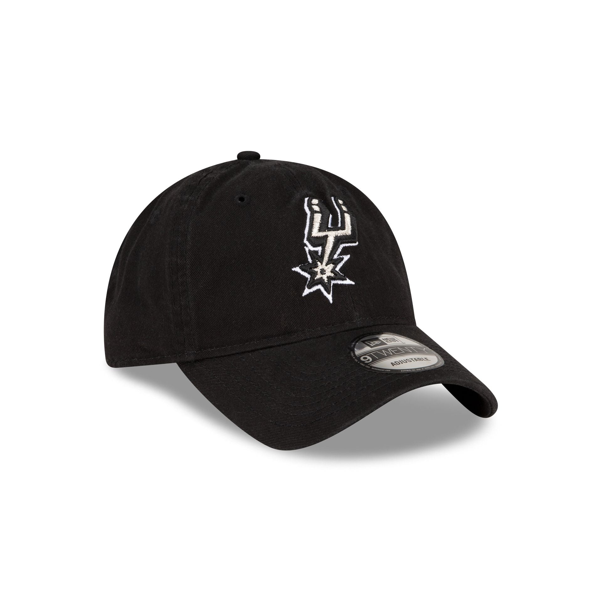 San Antonio Spurs Core Classic Black 9TWENTY Adjustable Hat - Image 3
