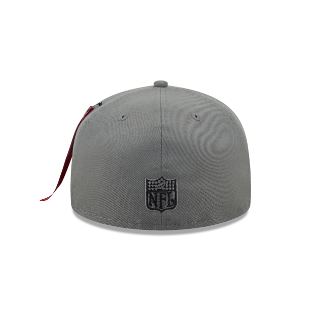 Alpha Industries X Oilers Gray 59FIFTY Fitted Hat - Image 6