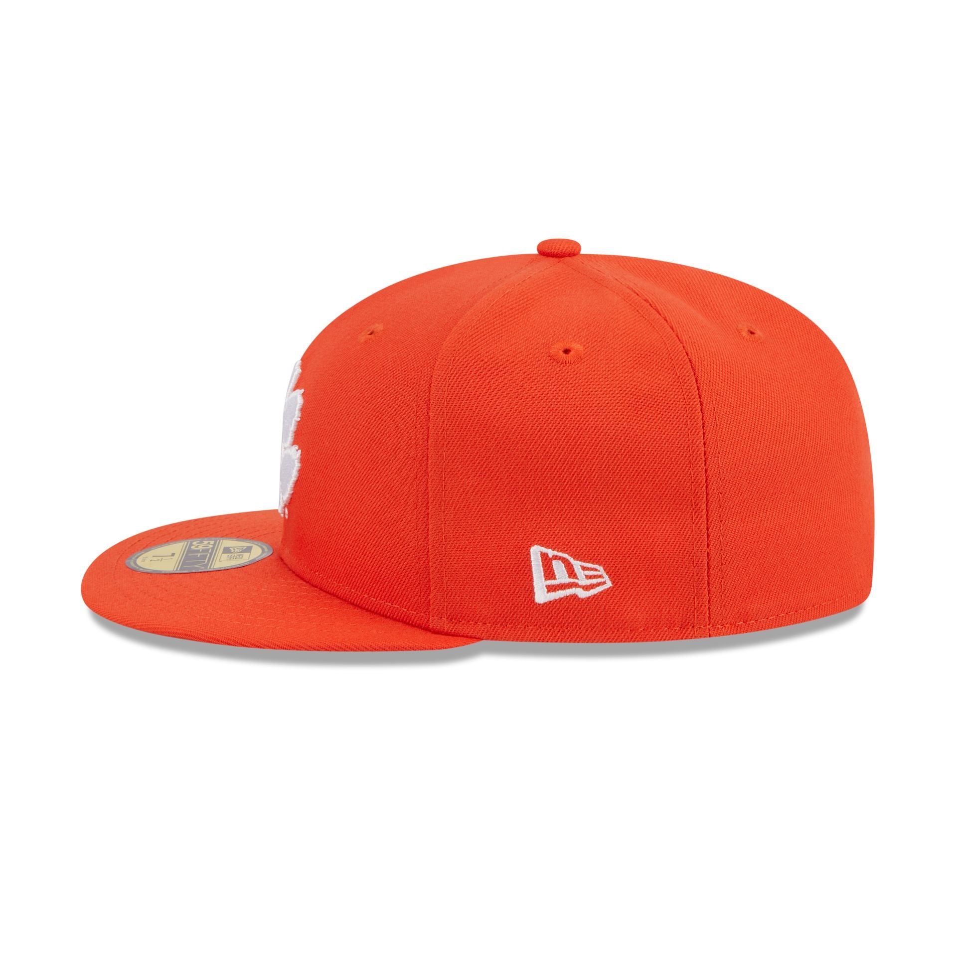 Clemson Tigers Orange 59FIFTY Fitted Hat - Image 4