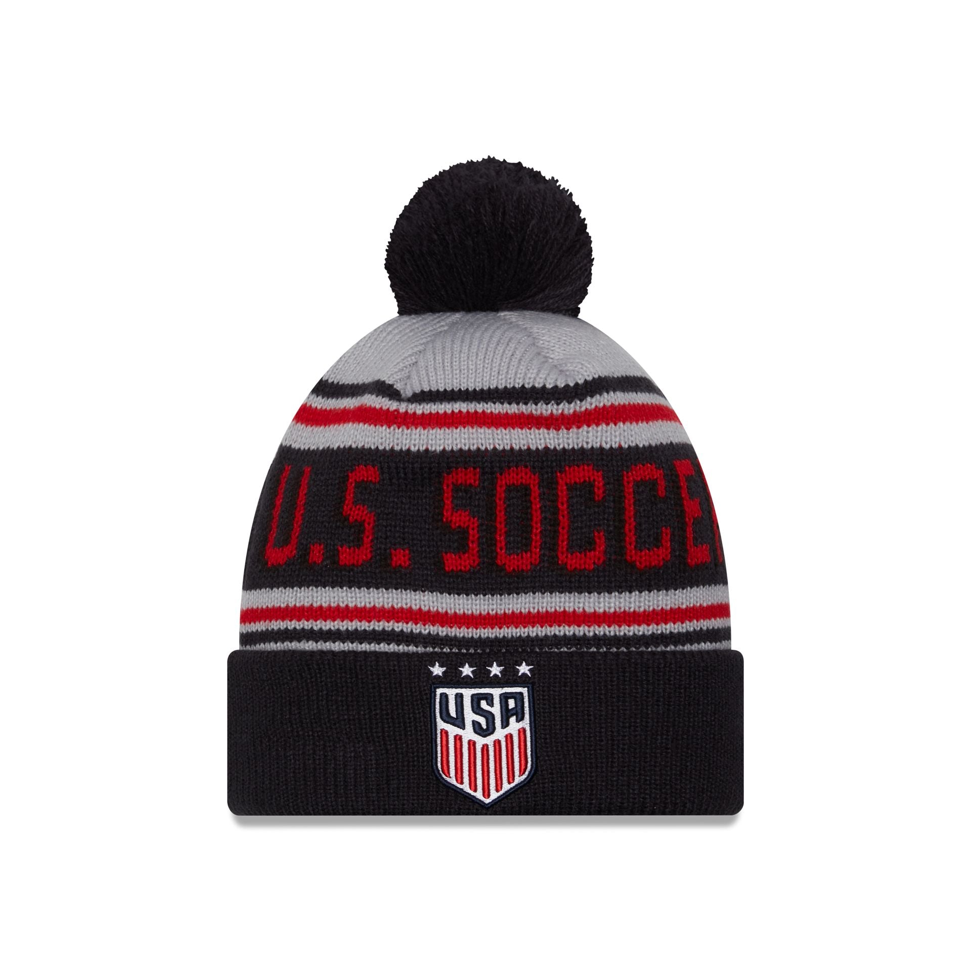 US Soccer Women's National Team Navy Pom Knit Hat