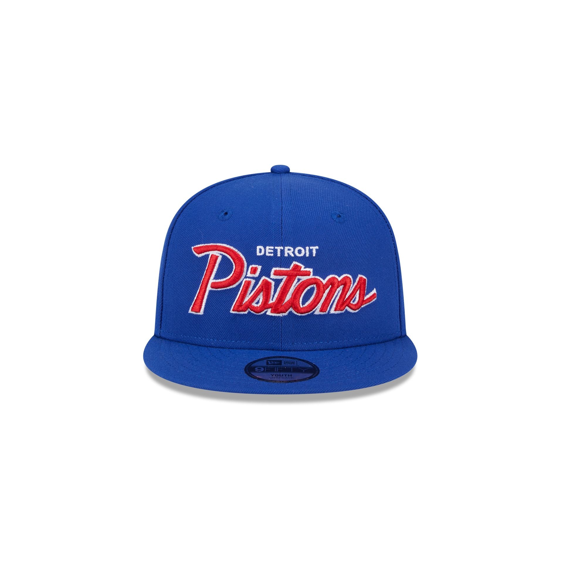 Detroit Pistons Script Kids 9FIFTY Snapback Hat - Image 2