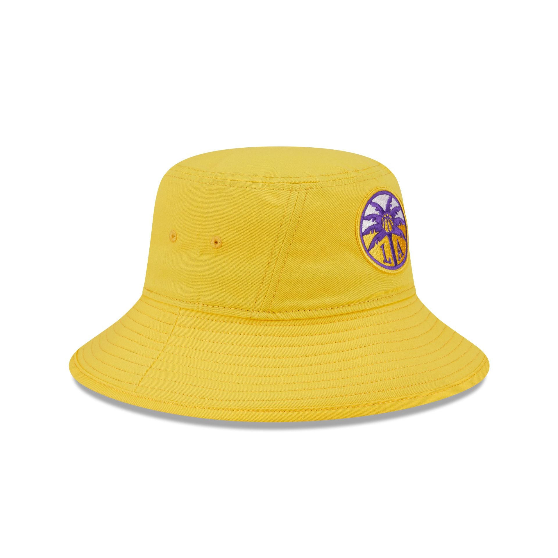 Los Angeles Sparks Yellow Bucket Hat Hat - Image 3