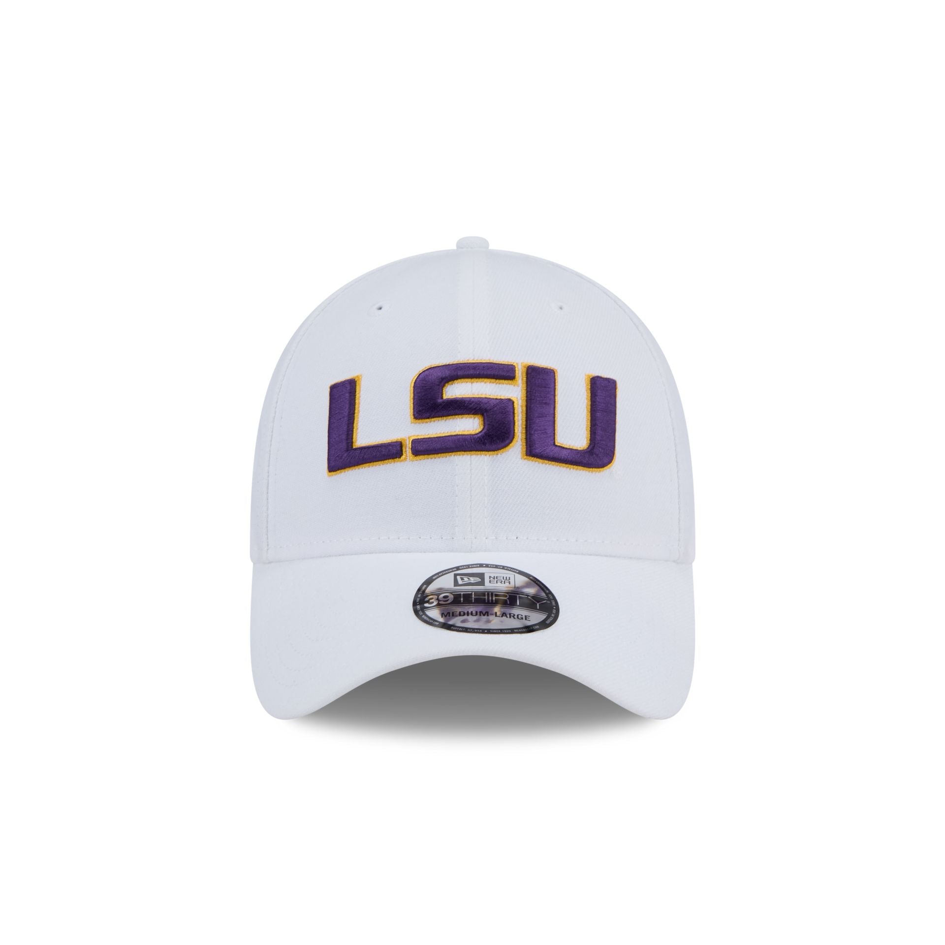 LSU Tigers Chrome 39THIRTY Stretch Fit Hat - Image 2
