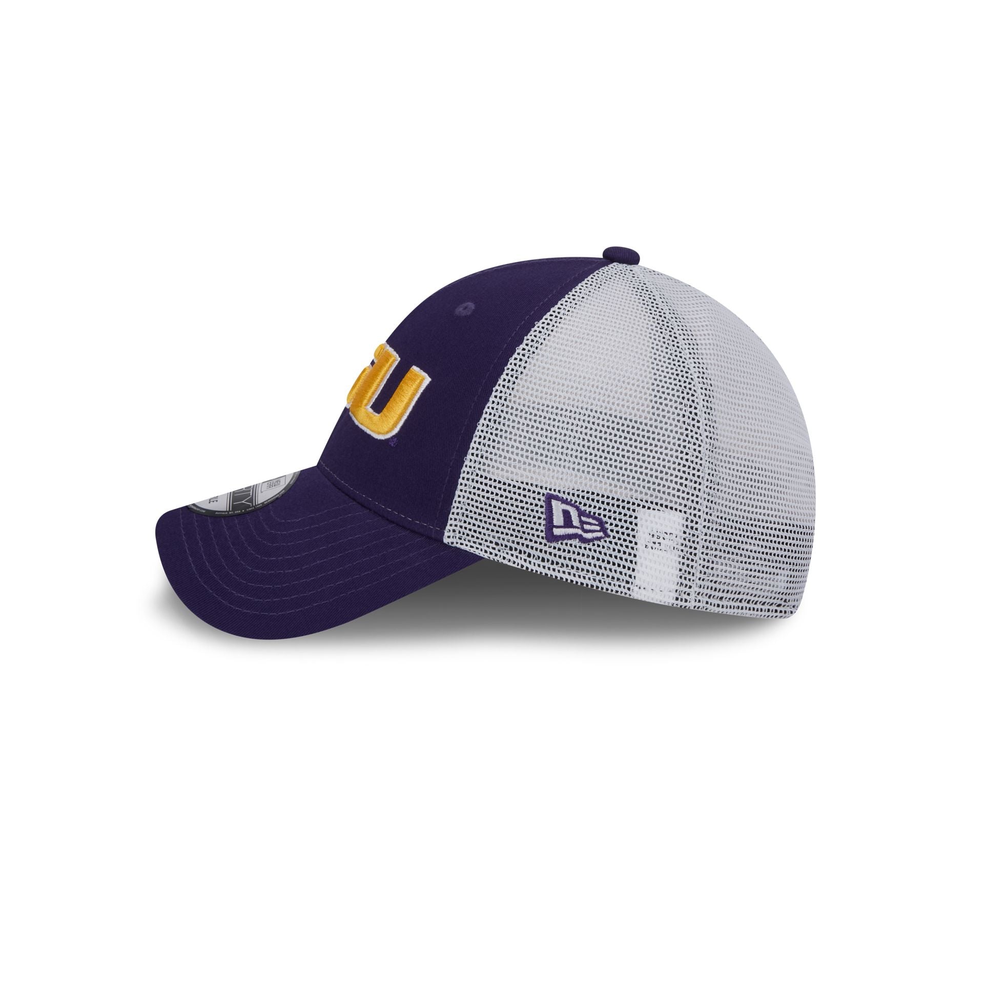 LSU Tigers Purple 9FORTY Trucker Hat - Image 4