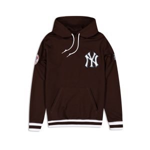 New York Yankees Logo Select Color Flip Brown Hoodie