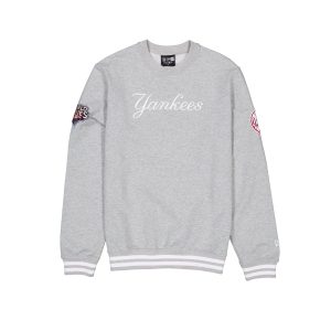 New York Yankees Gray Logo Select Crewneck