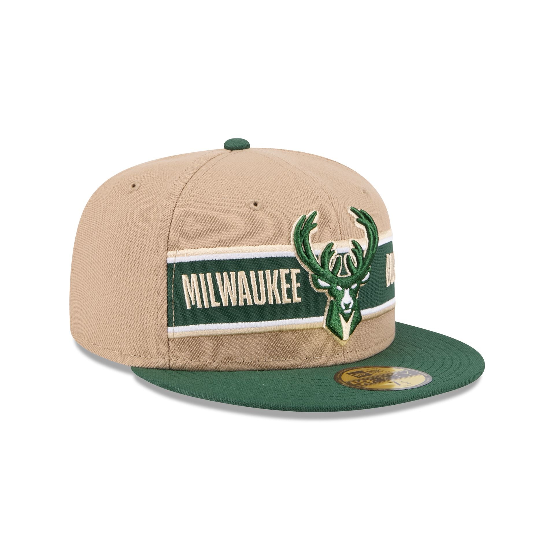 Milwaukee Bucks 2024 Draft 59FIFTY Fitted Hat - Image 3
