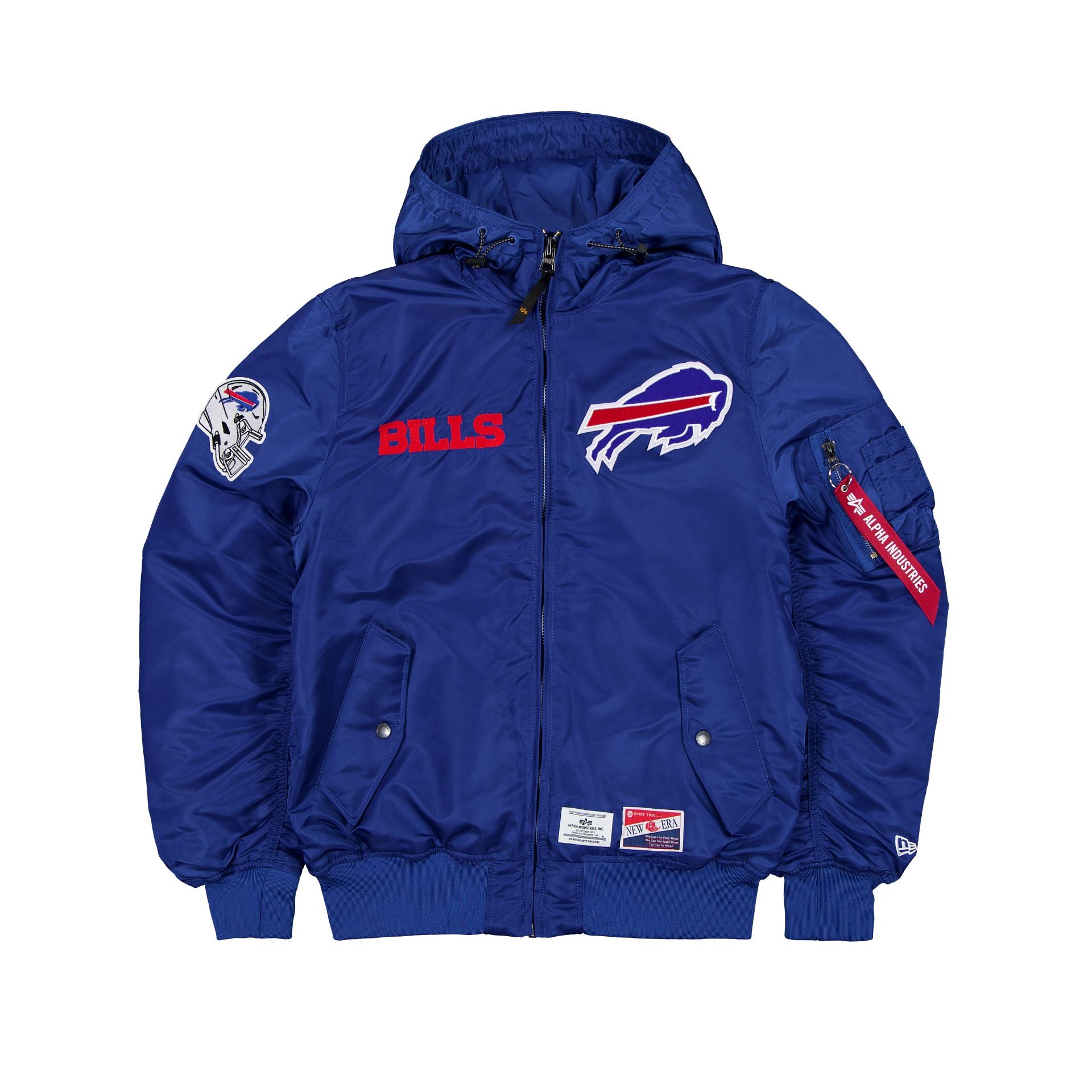Alpha Industries x Buffalo Bills L-2B Hooded Bomber Jacket - Image 2