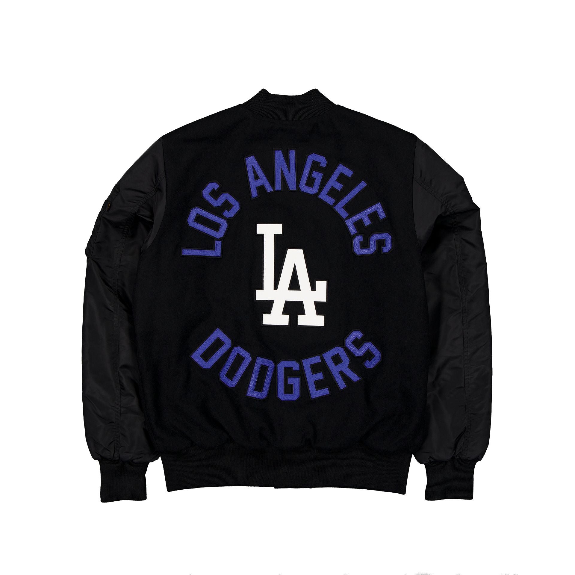 Alpha Industries x Los Angeles Dodgers MA-1 Wool Varsity Jacket - Image 3