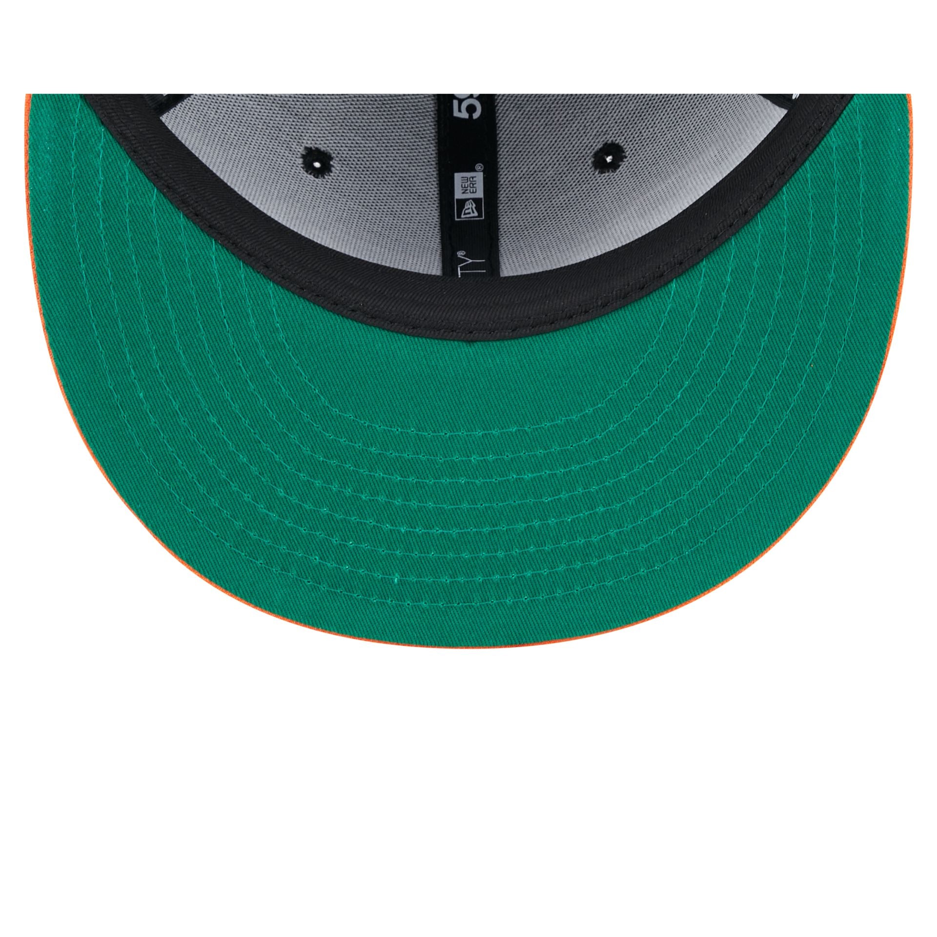 Denver Broncos Faux Leather Crown 59FIFTY Fitted Hat - Image 7