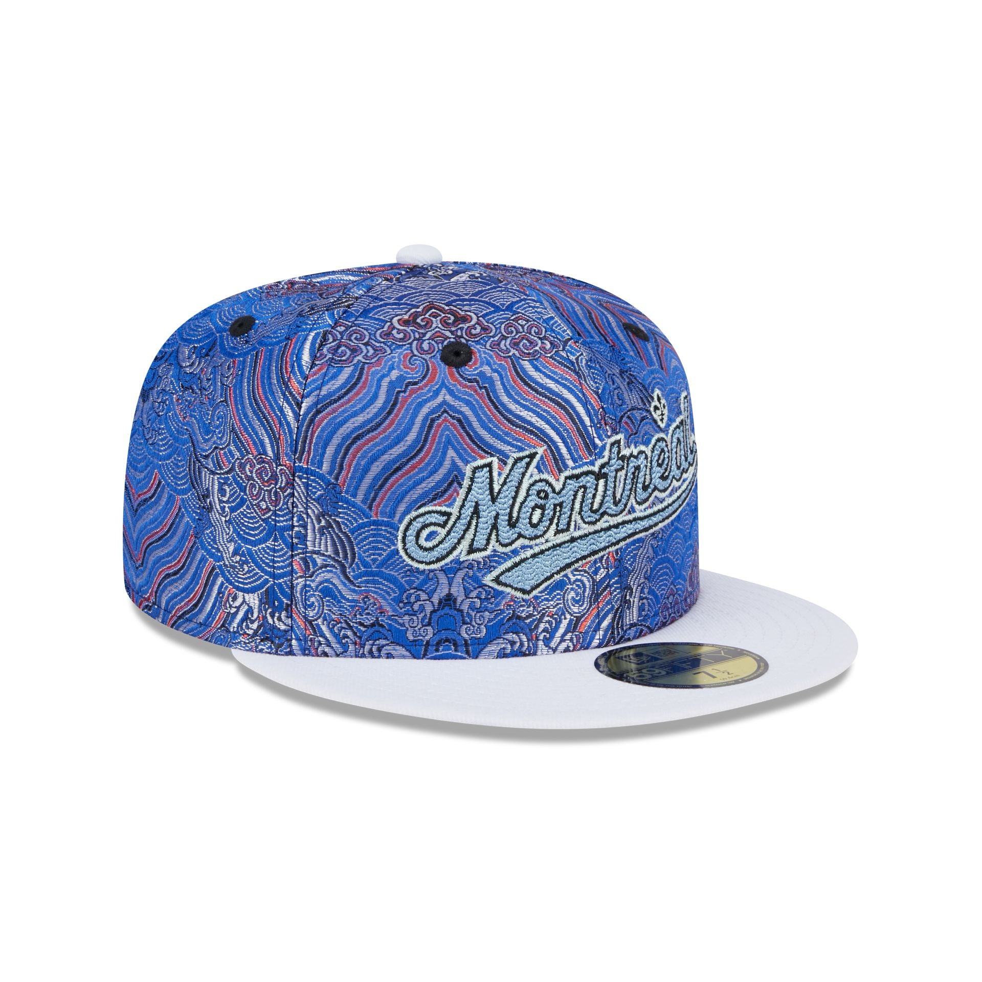 Montreal Expos Wave Fill 59FIFTY Fitted Hat - Image 3