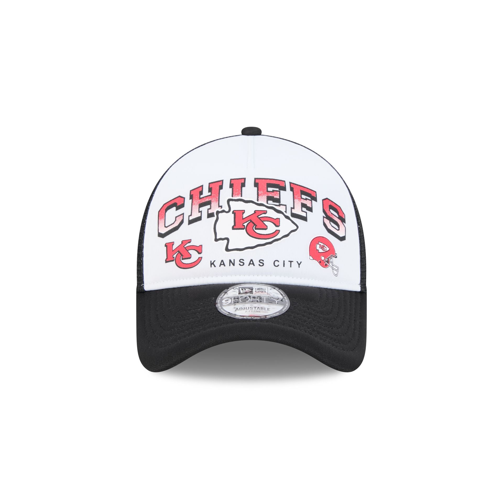 Kansas City Chiefs Sport Classics 9FORTY A-Frame Trucker Hat - Image 2