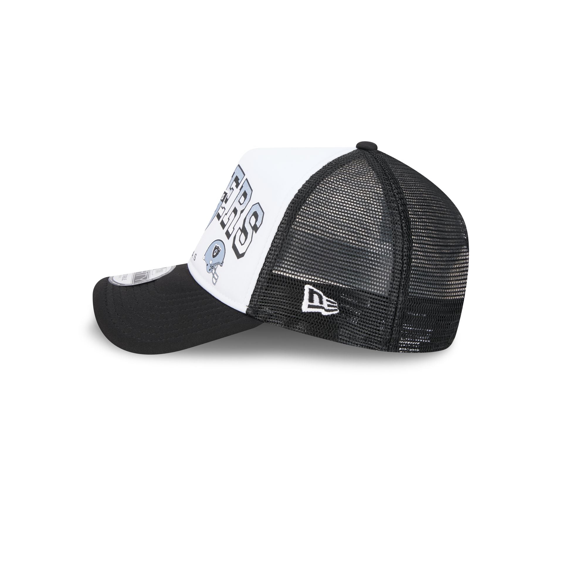 Las Vegas Raiders Sport Classics 9FORTY A-Frame Trucker Hat - Image 4