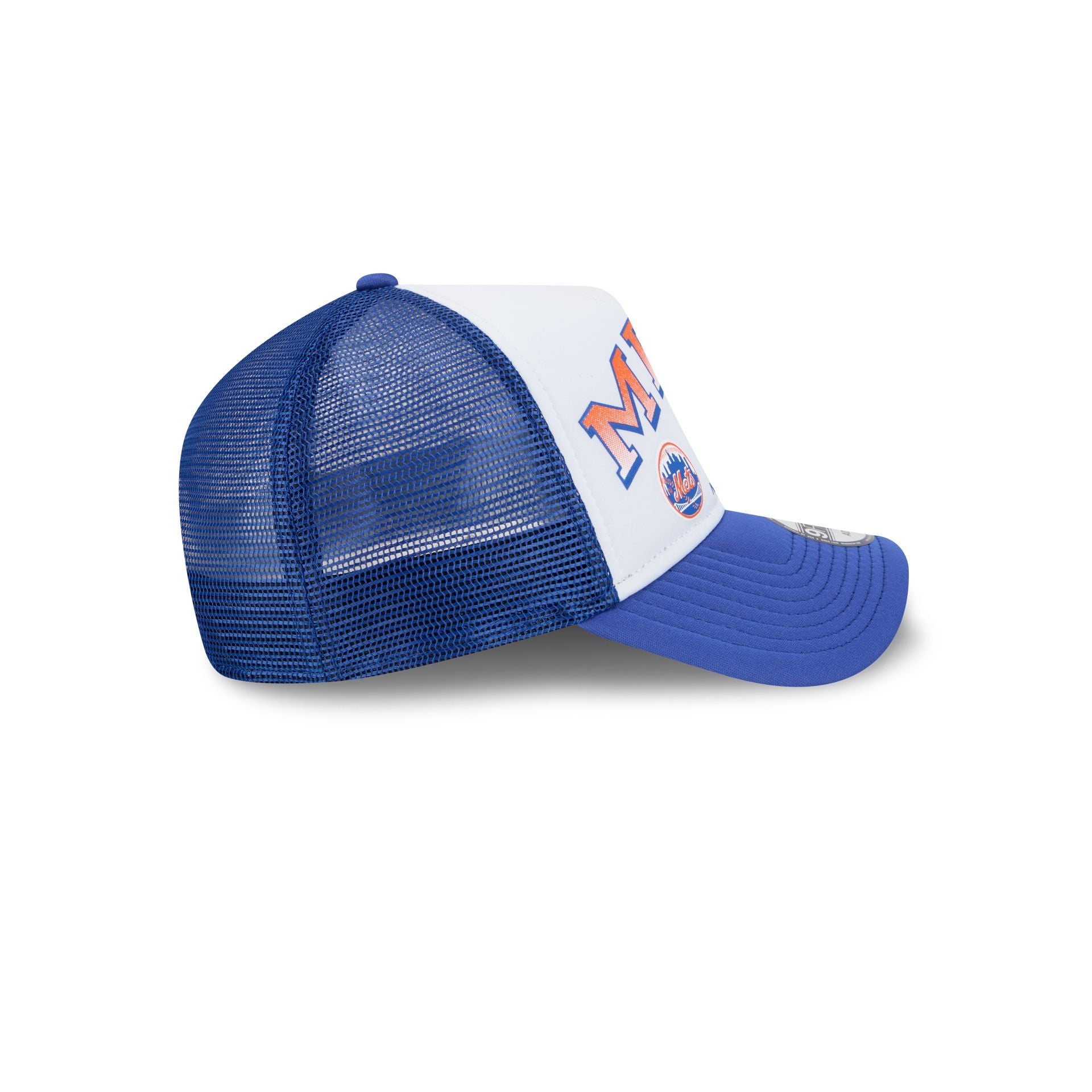 New York Mets Sport Classics 9FORTY A-Frame Trucker Hat - Image 5