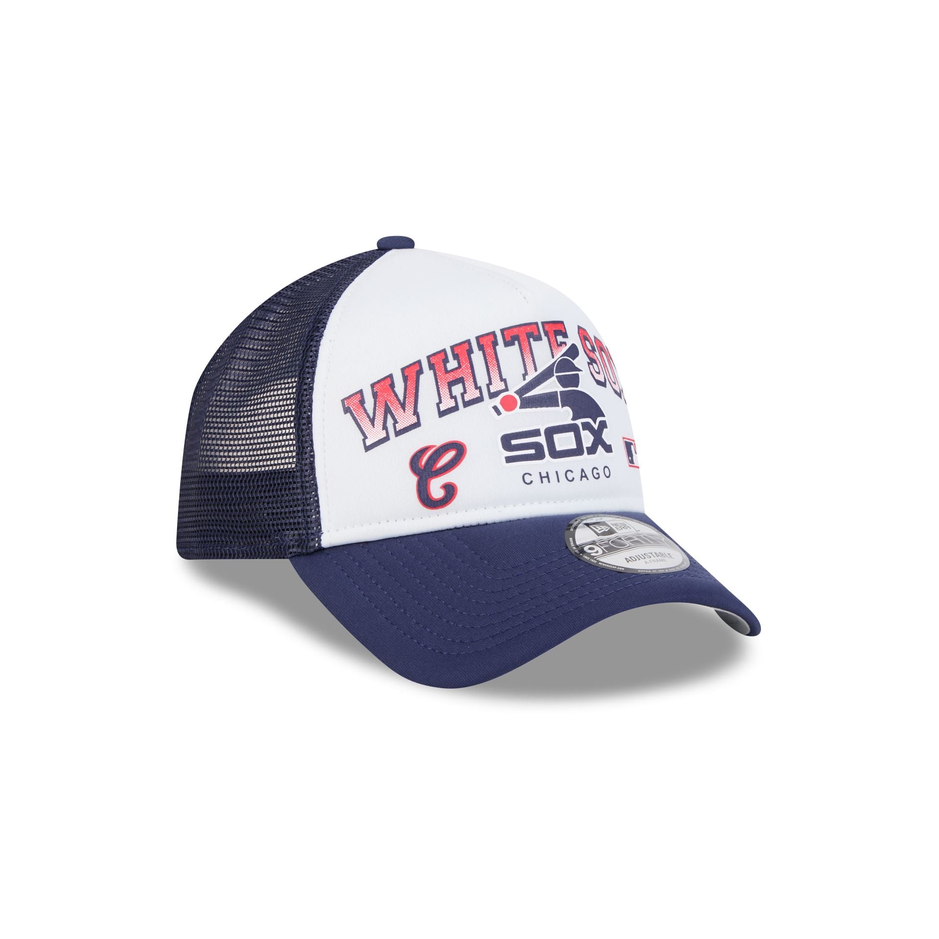 Chicago White Sox Sport Classics 9FORTY A-Frame Trucker Hat - Image 3