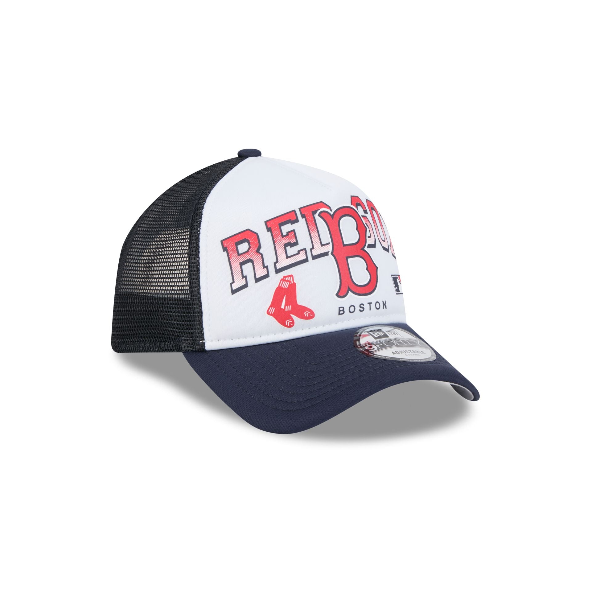Boston Red Sox Sport Classics 9FORTY A-Frame Trucker Hat - Image 3