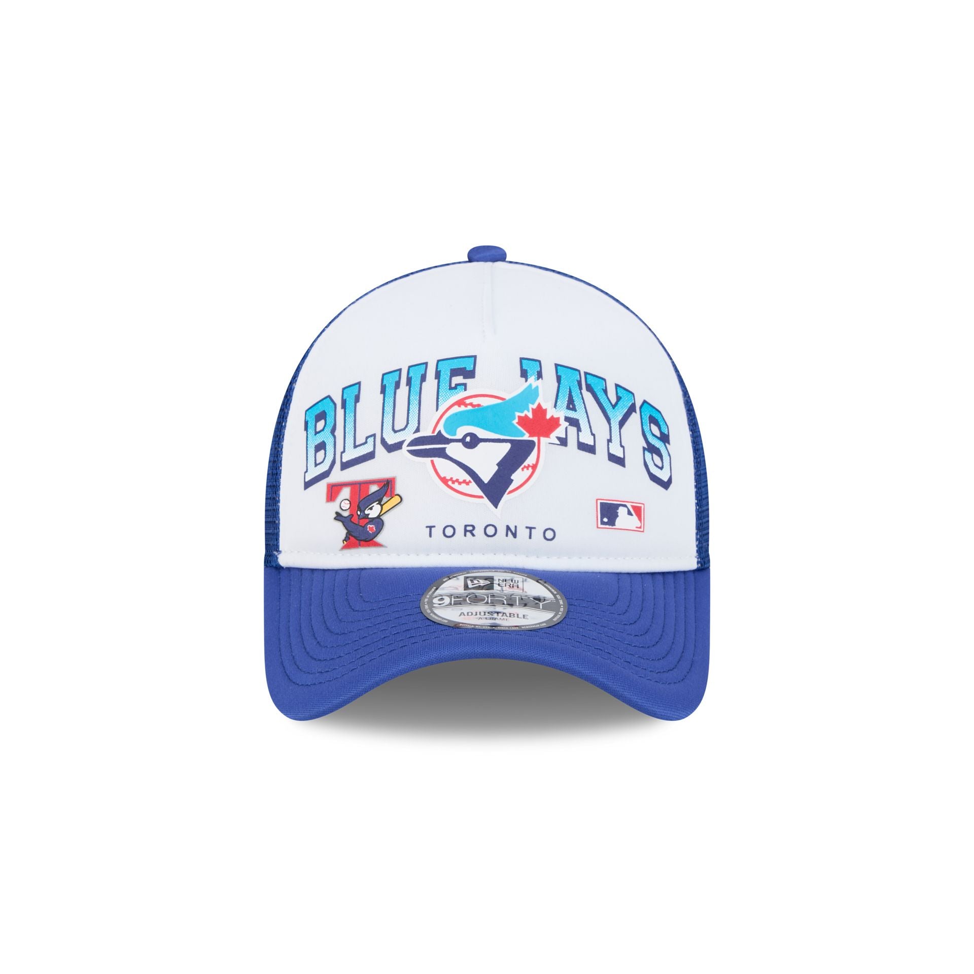 Toronto Blue Jays Sport Classics 9FORTY A-Frame Trucker Hat - Image 2