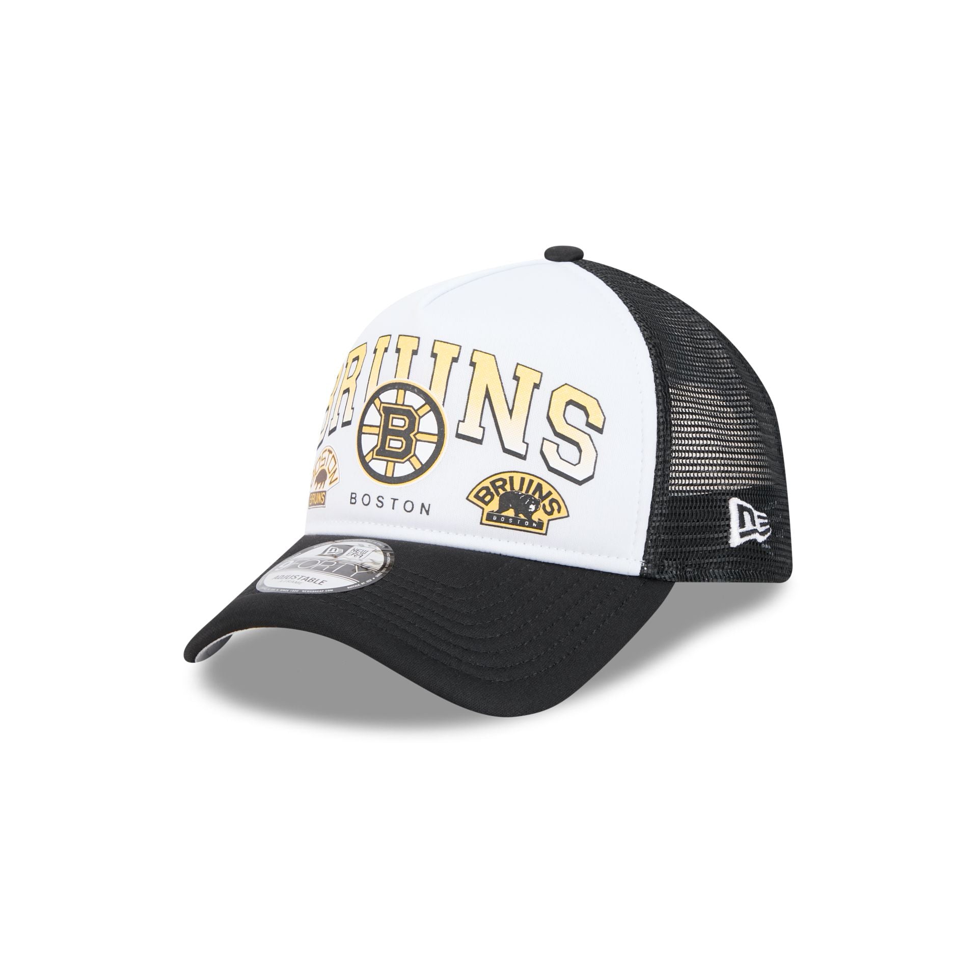 Boston Bruins Sport Classics 9FORTY A-Frame Trucker Hat