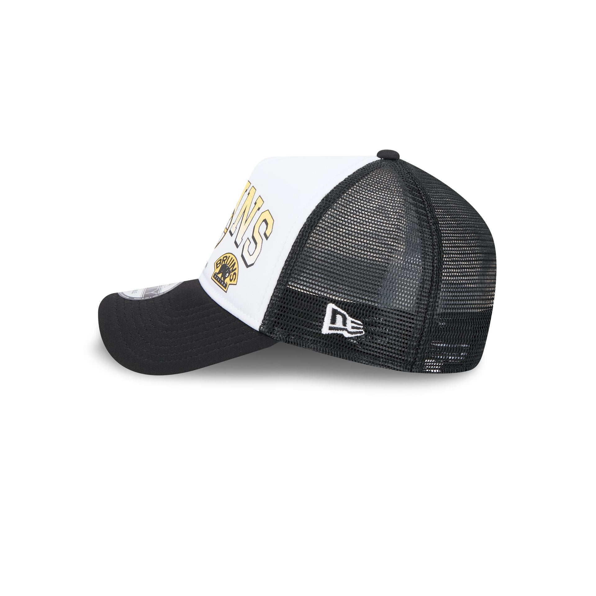 Boston Bruins Sport Classics 9FORTY A-Frame Trucker Hat - Image 4