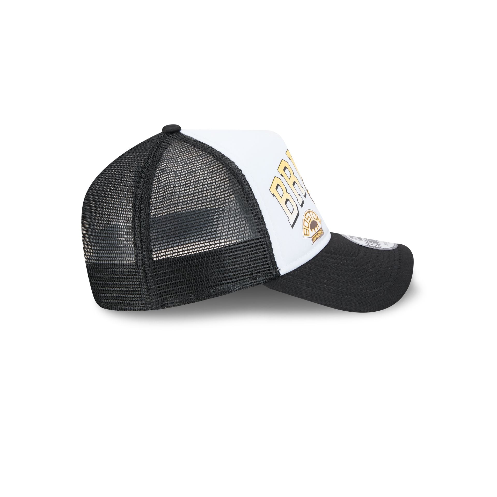 Boston Bruins Sport Classics 9FORTY A-Frame Trucker Hat - Image 5