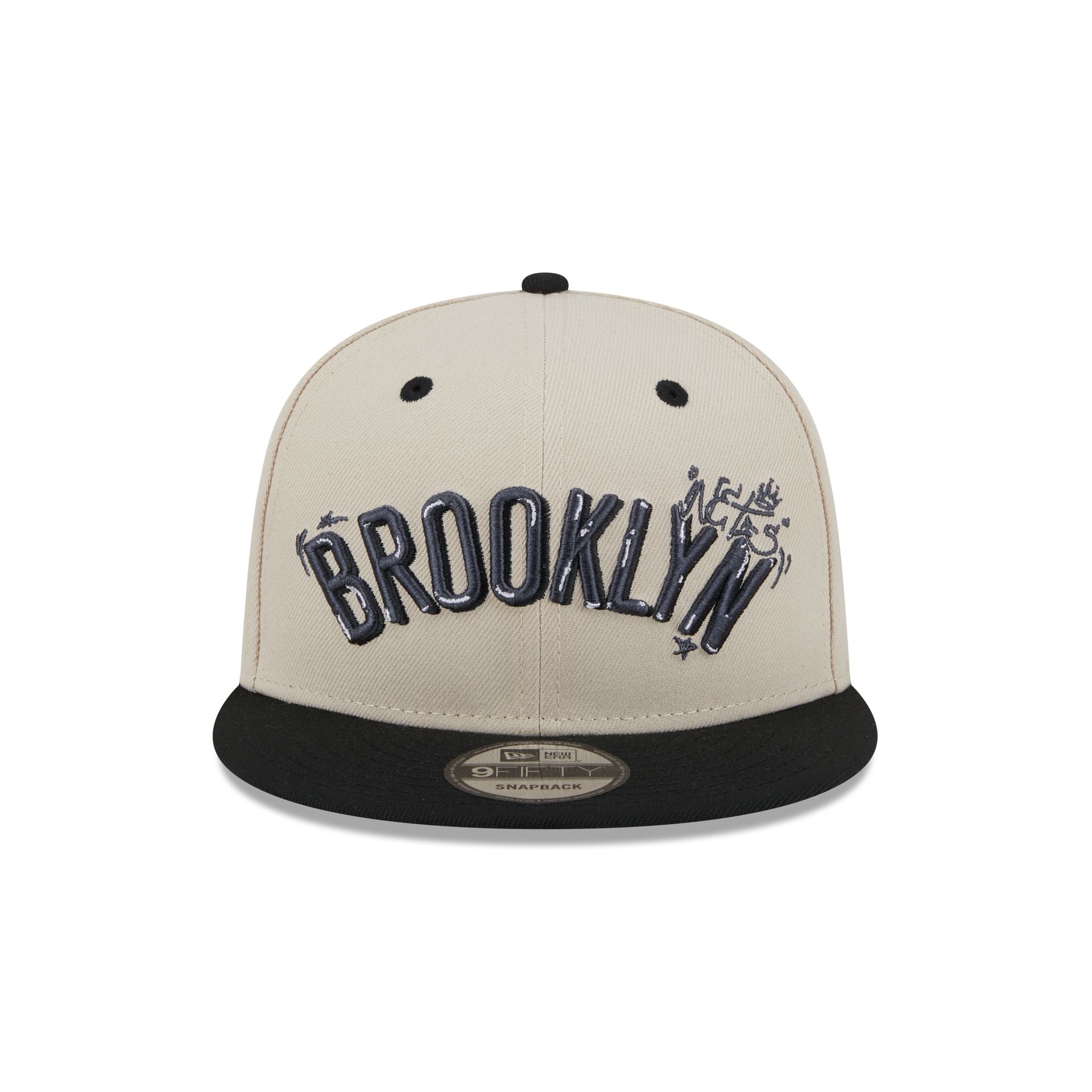 Brooklyn Nets Team Art 9FIFTY Snapback Hat - Image 2
