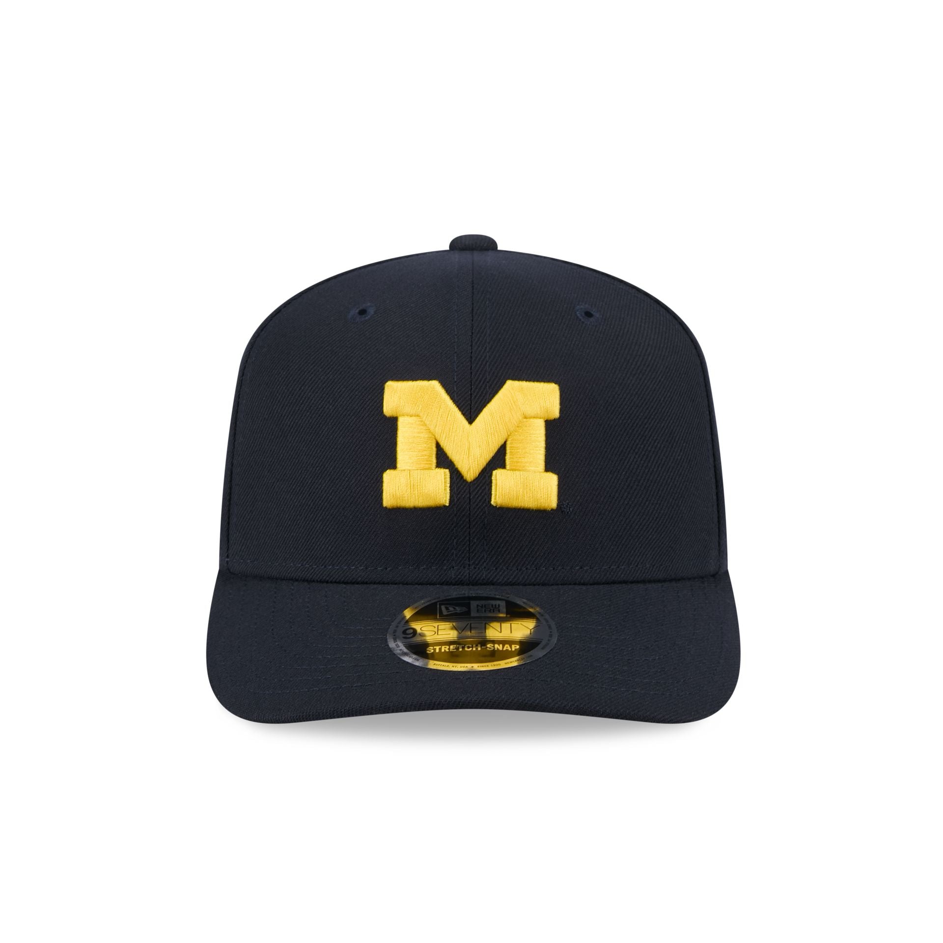 Michigan Wolverines Basic 9SEVENTY Stretch-Snap Hat - Image 2