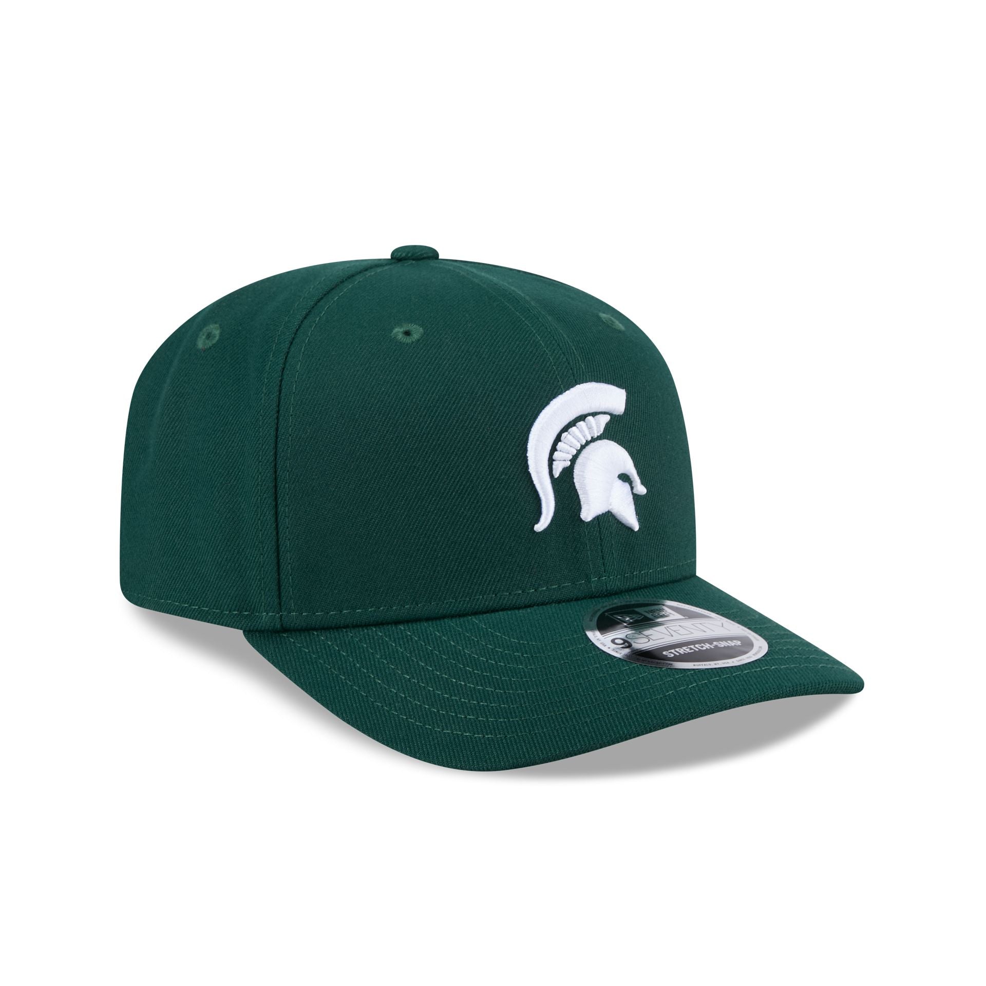 Michigan State Spartans Basic 9SEVENTY Stretch-Snap Hat - Image 3