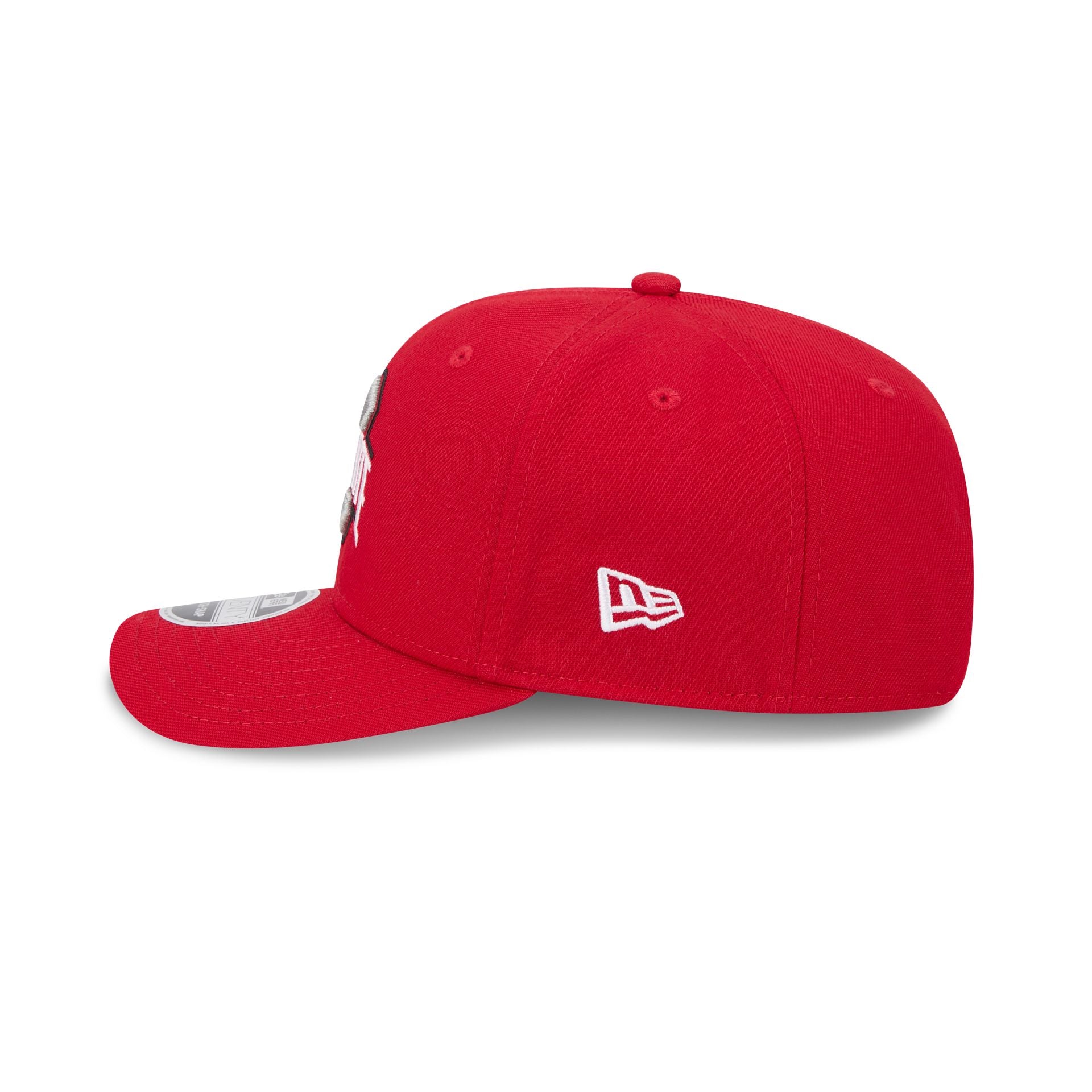 Ohio State Buckeyes Basic Red 9SEVENTY Stretch-Snap Hat - Image 4