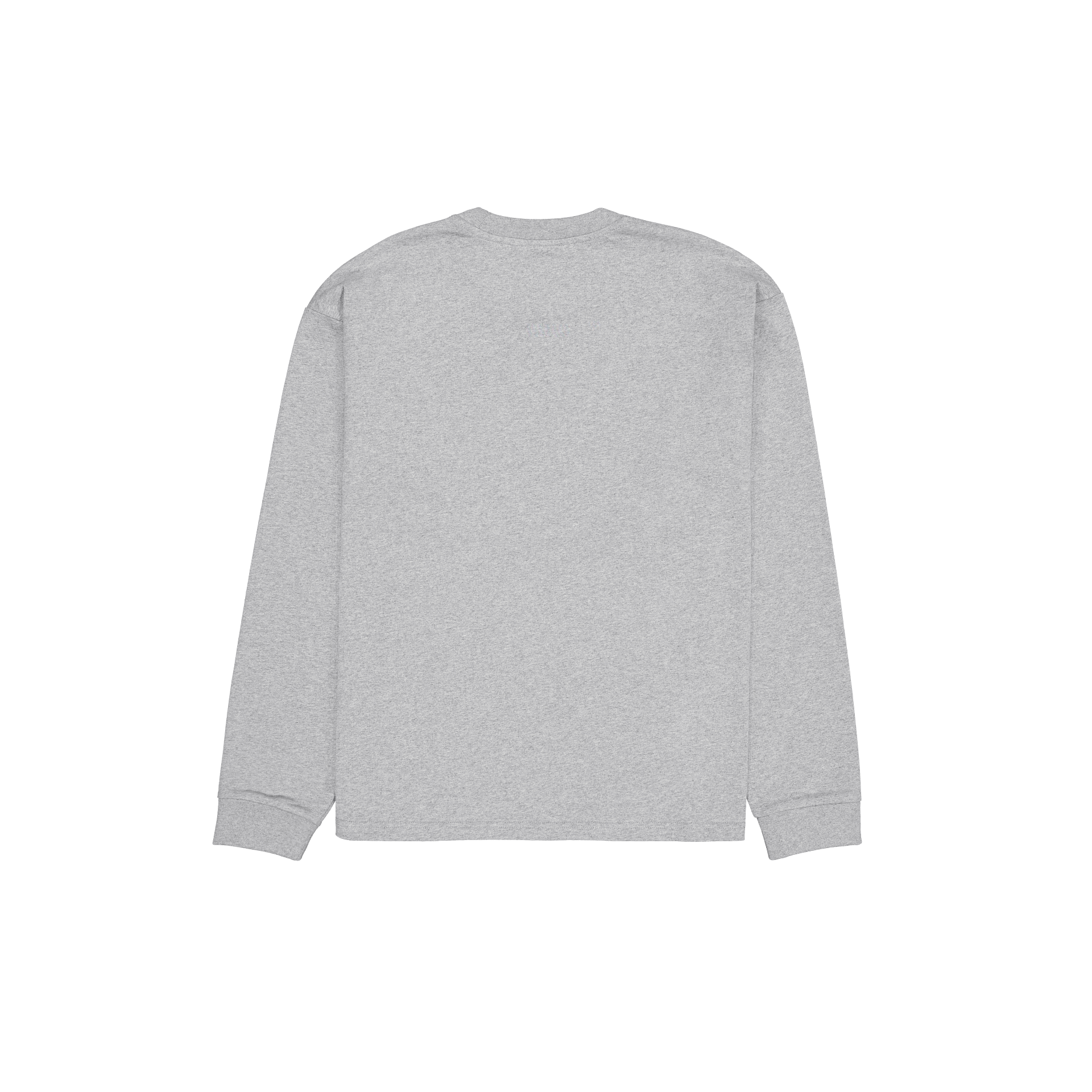 Aurora Heather Gray Long Sleeve Pocket T-Shirt - Image 2