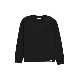 Aurora Black Long Sleeve Pocket T-Shirt