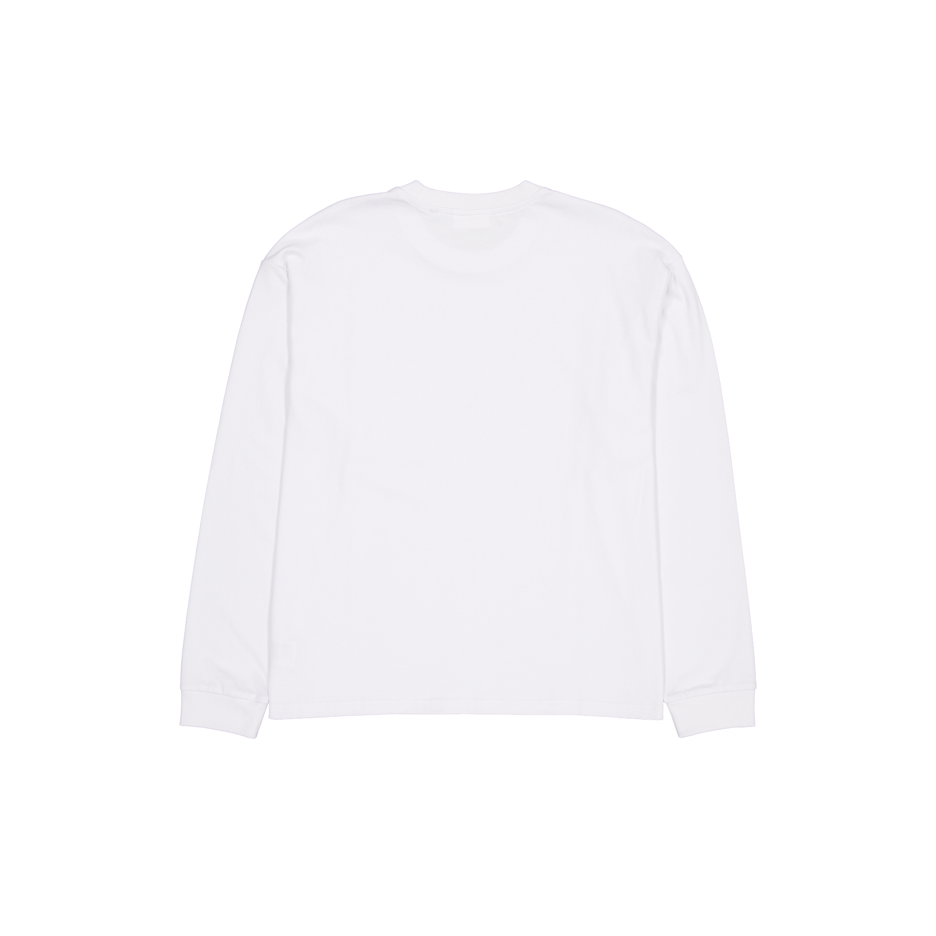 Aurora Optic White Long Sleeve Pocket T-Shirt - Image 2