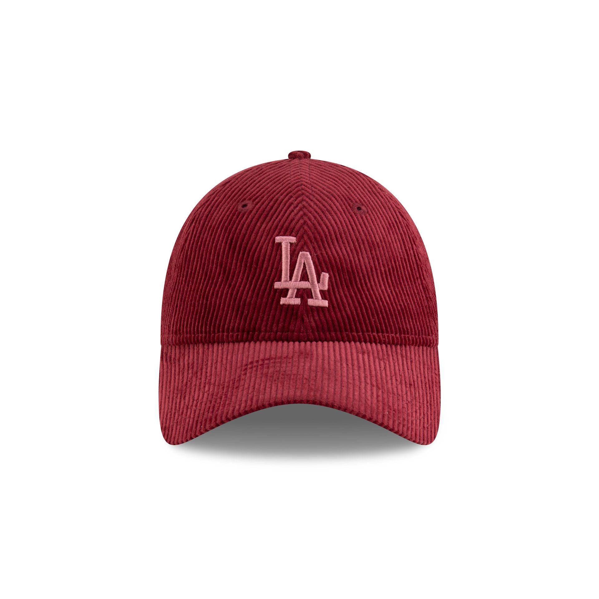 Los Angeles Dodgers Women's Red Velvet Cord 9TWENTY Adjustable Hat - Image 2