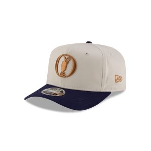 The Open Championships Stone Navy 9FIFTY Stretch-Snap Hat