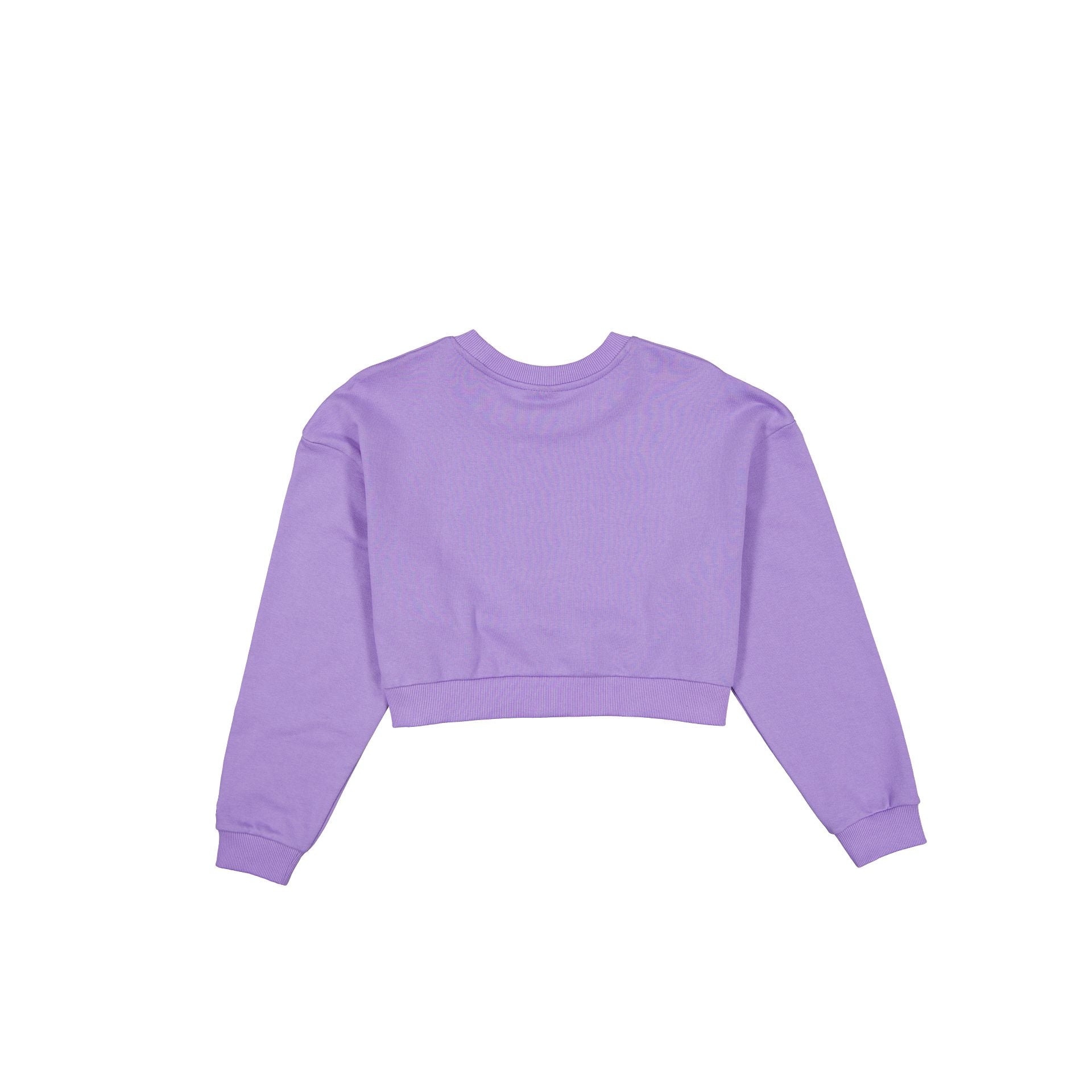 New York Yankees Women's Cropped Mauve Crewneck - Image 2