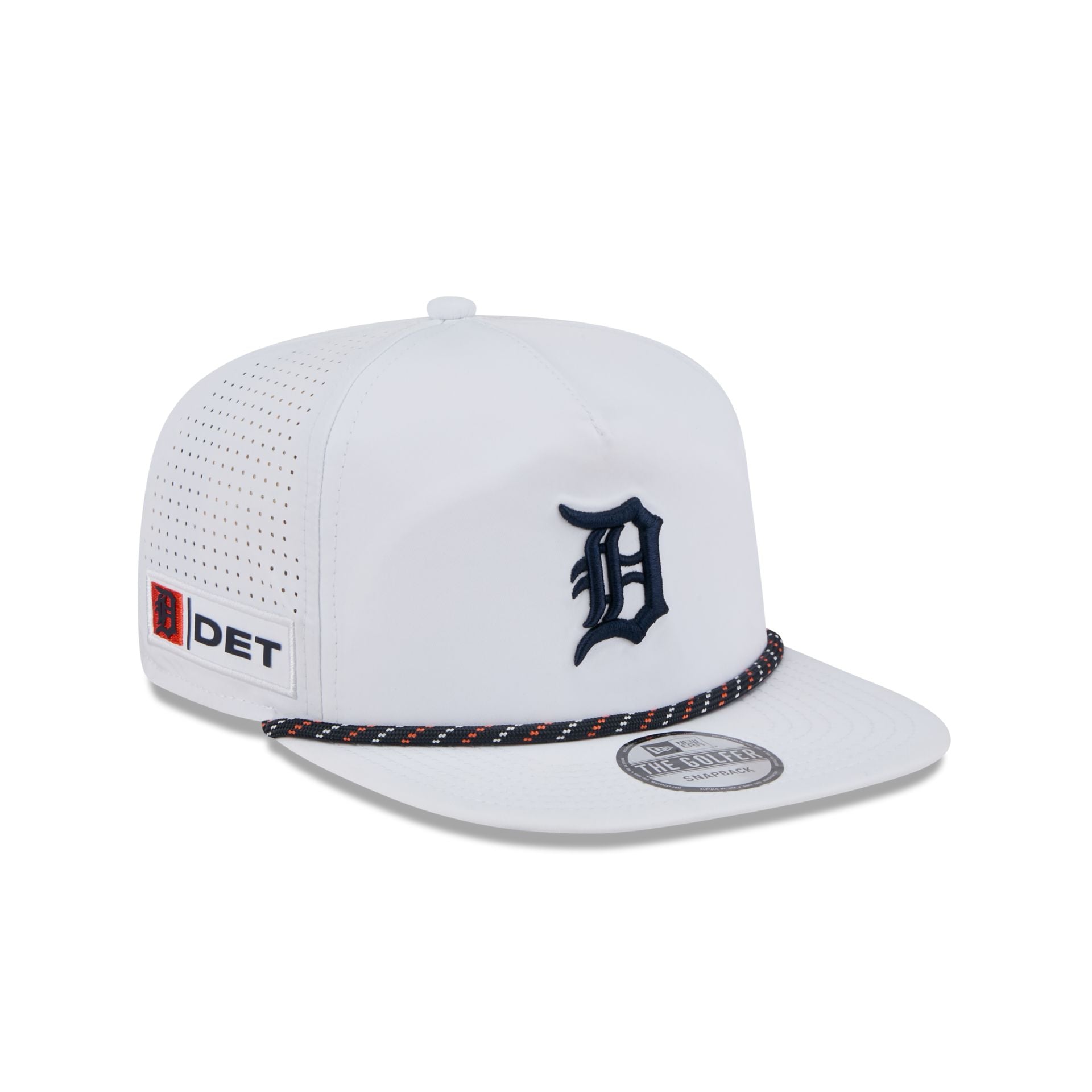 Detroit Tigers Optic White Performance Rope Golfer Hat - Image 3
