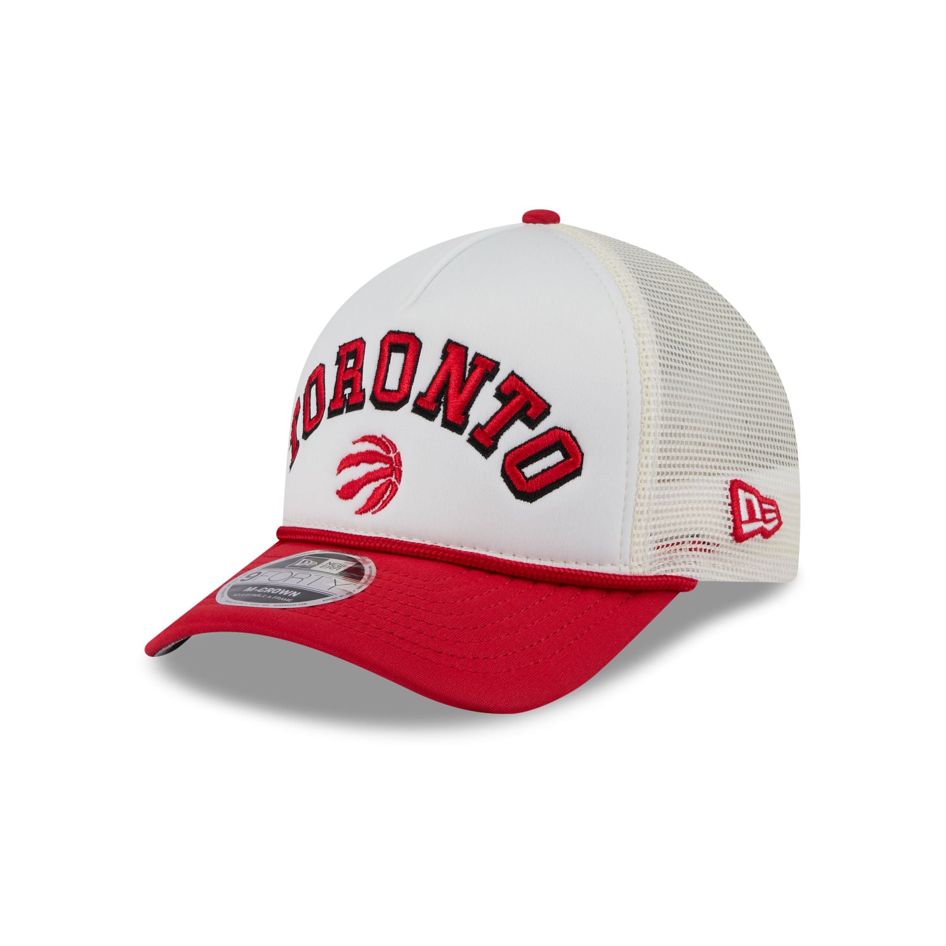 Toronto Raptors Chrome Arch 9FORTY M-Crown A-Frame Trucker Hat