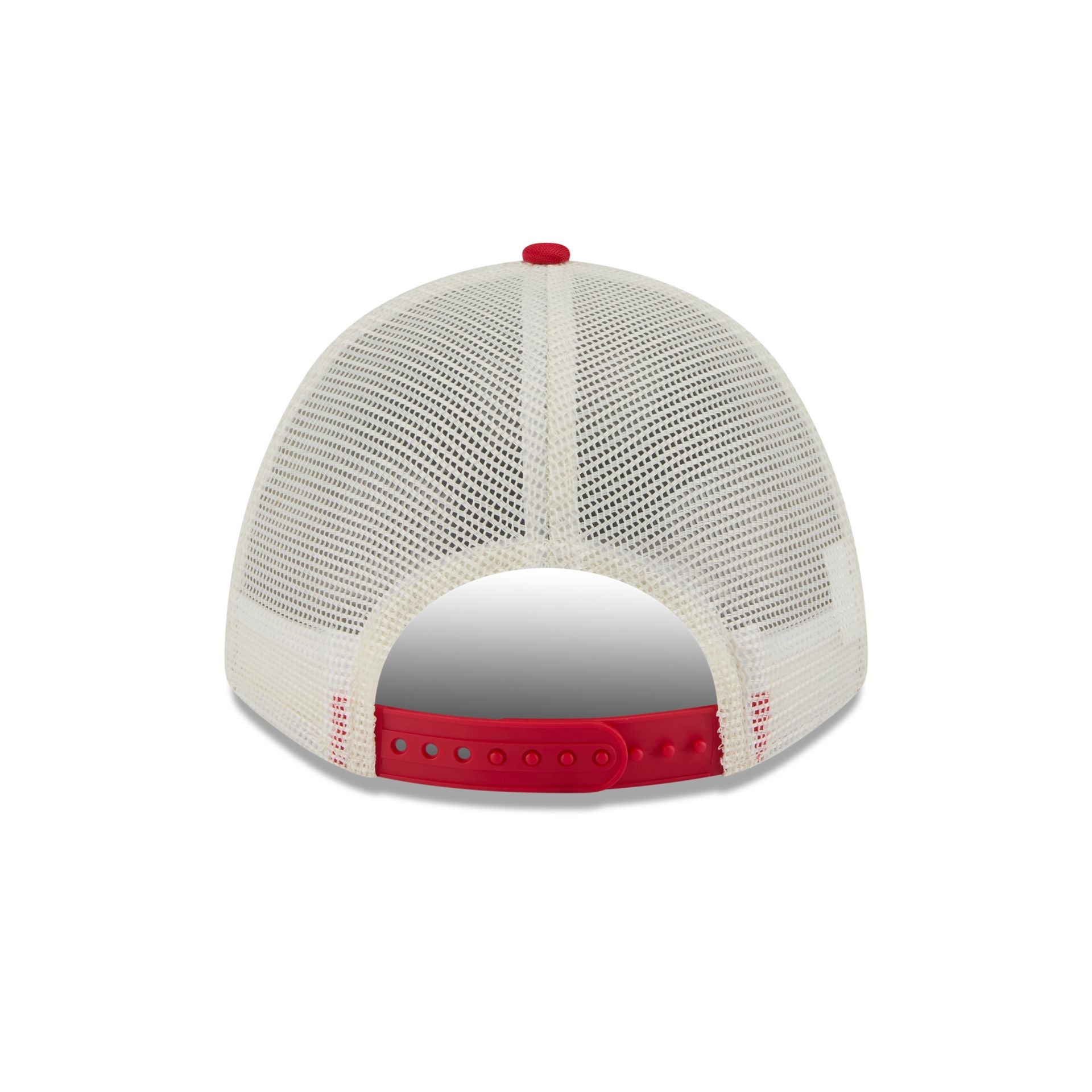 Toronto Raptors Chrome Arch 9FORTY M-Crown A-Frame Trucker Hat - Image 6